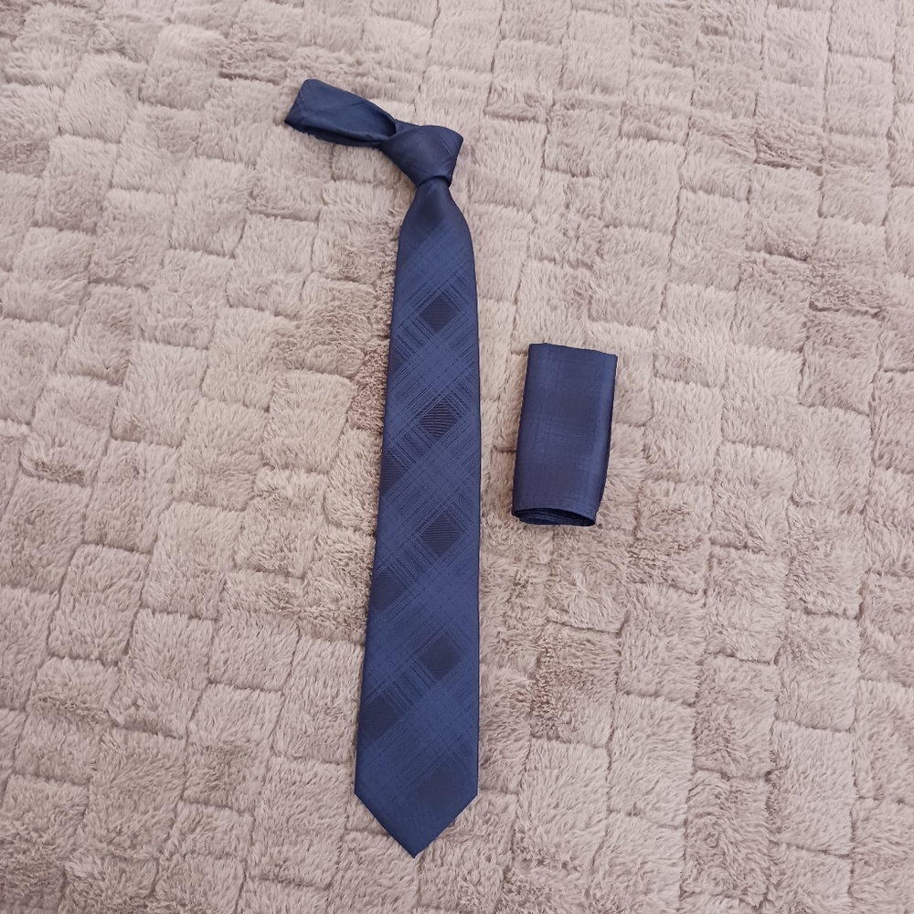 Linea Uomo Men's Dress Tie & Pocket Square